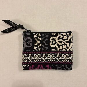 Vera Bradley Coin Purse- Canterbury Magenta